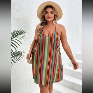 Boho V-Neck Beach Dress